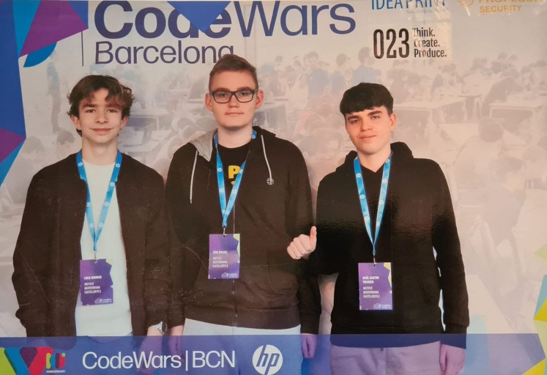 Nuestros alumnos destacan en la HP CodeWars Barcelona 2025
